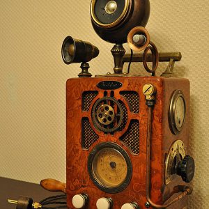 bobbin radijo imtuvas steampunk bobbin radijo imtuvas steampunk