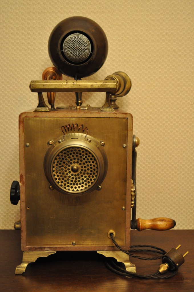 bobbin radijo imtuvas steampunk