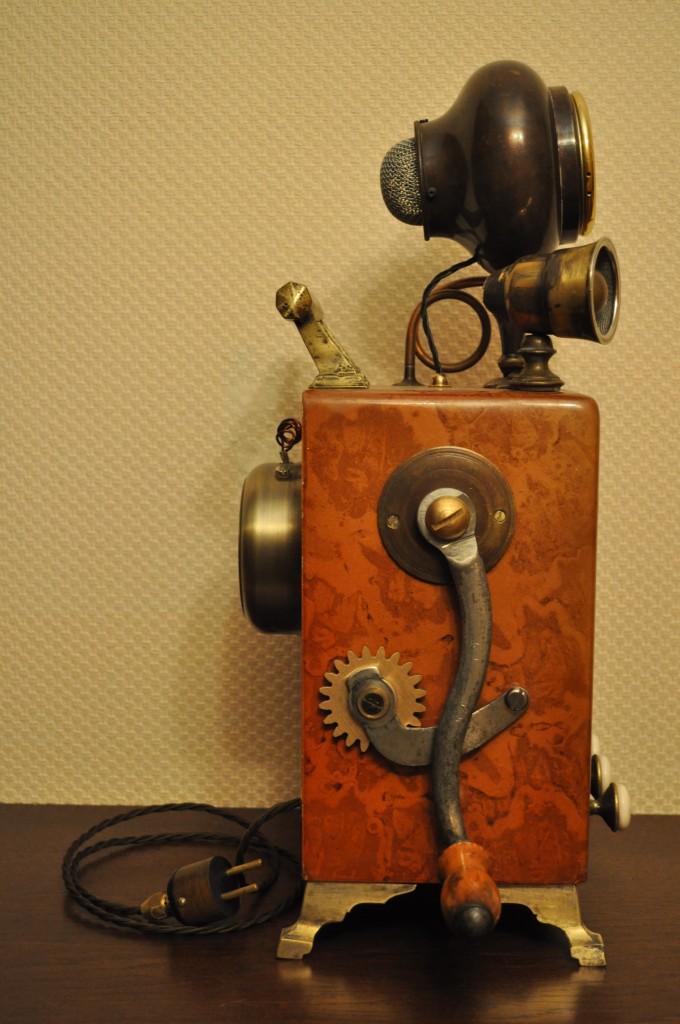 bobbin radijo imtuvas steampunk