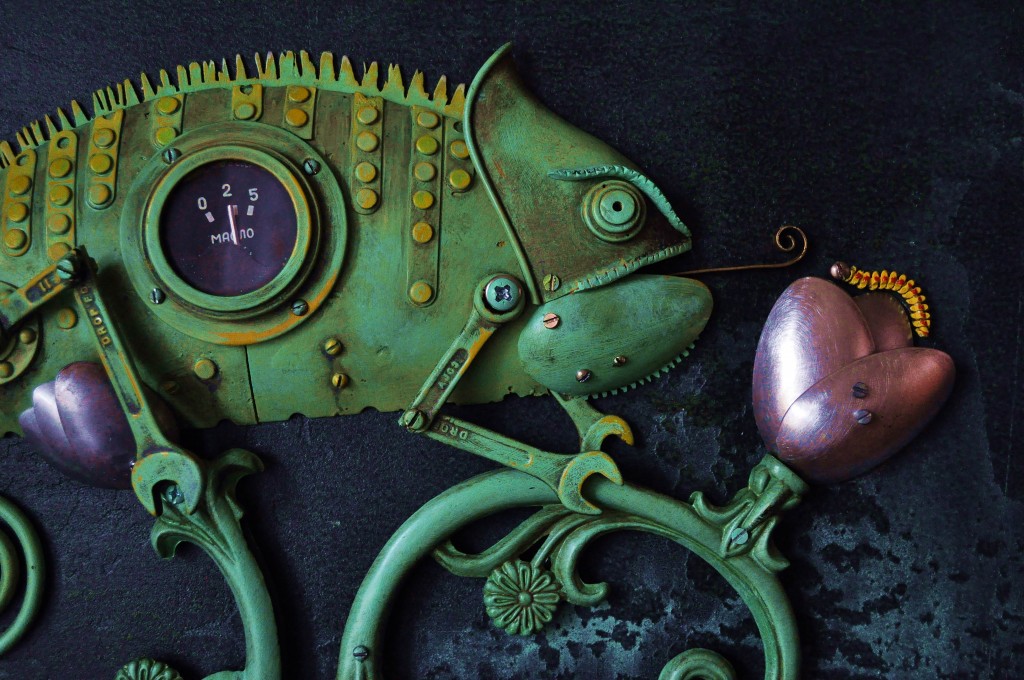 chameleonas steampunk