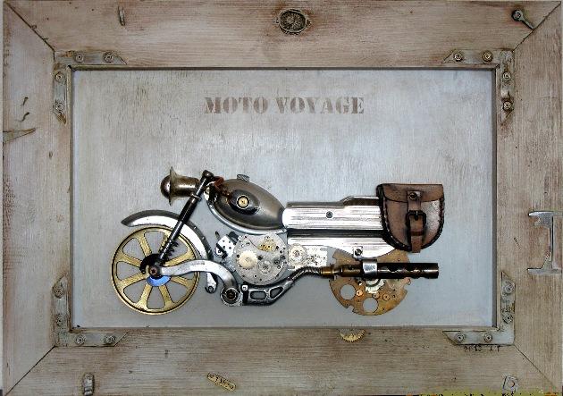 steampunk motorbike