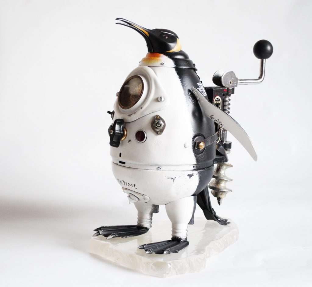 Steampunk royal penguin
