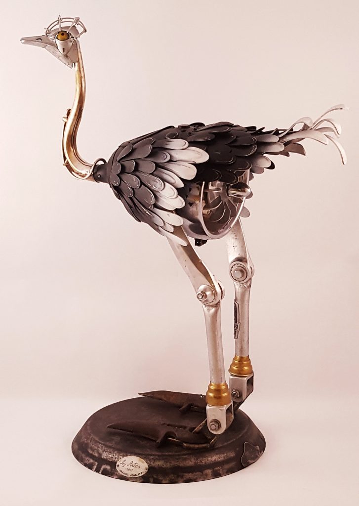 Ostrich sculpture