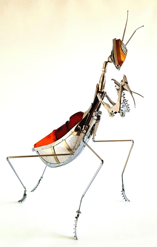  insect mantis from metal