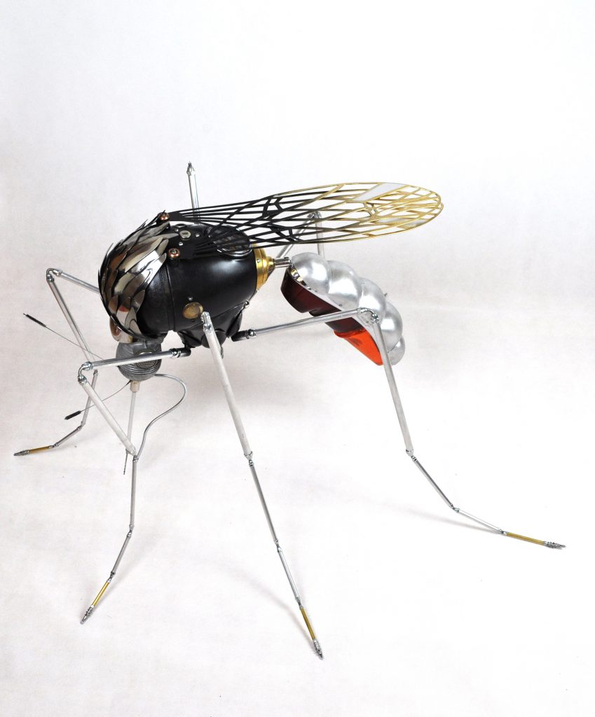 mosquito from scrap metal